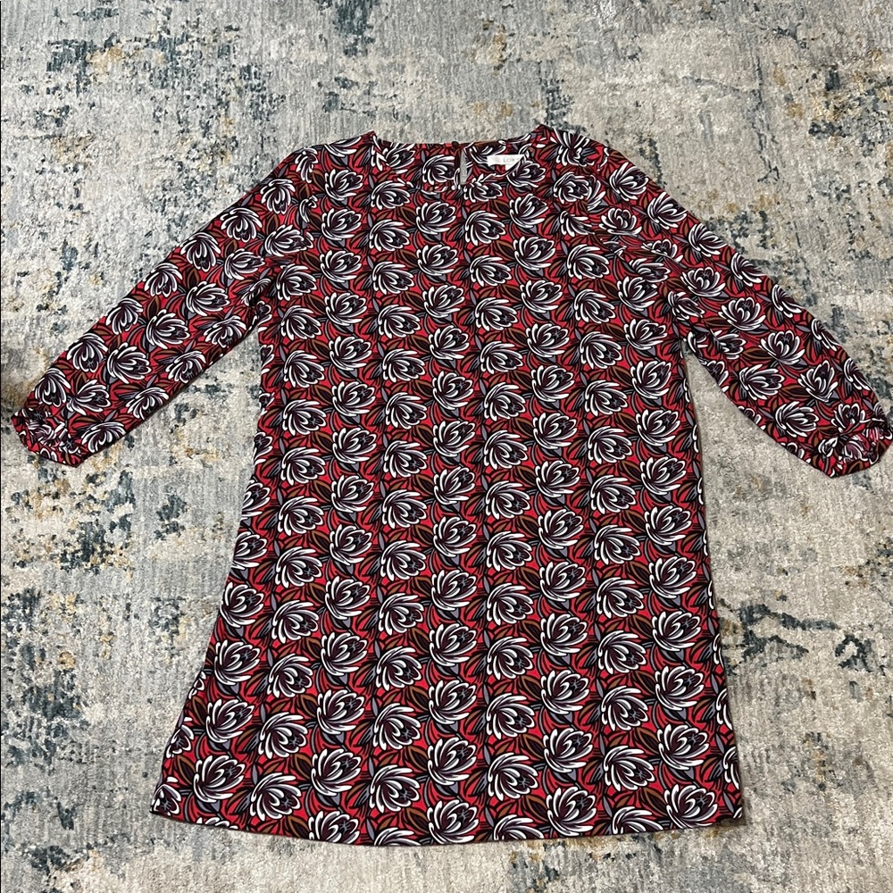 SZ L Loft Long Sleeve Dress